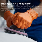 ABENA Pink Disposable Nitrile Gloves, Medium, Pack of 100
