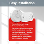 FireAngel FA6813 Portable Carbon Monoxide Detector/Alarm, 10 Year CO Alarm