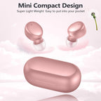 MOZOTER Mini Wireless Earbuds Bluetooth 5.3 in Ear Headphones Headsets