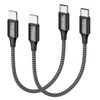 RAVIAD USB C to Lightning Cable Short 0.15M [MFi Certified] iPhone Charger