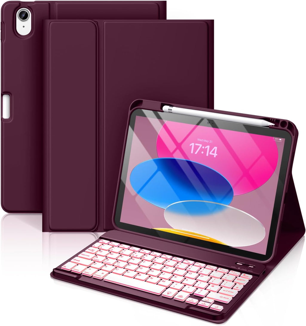 Vobafe Keyboard Case for iPad A16 11th Generation 11 inch/10th Gen 10.9"