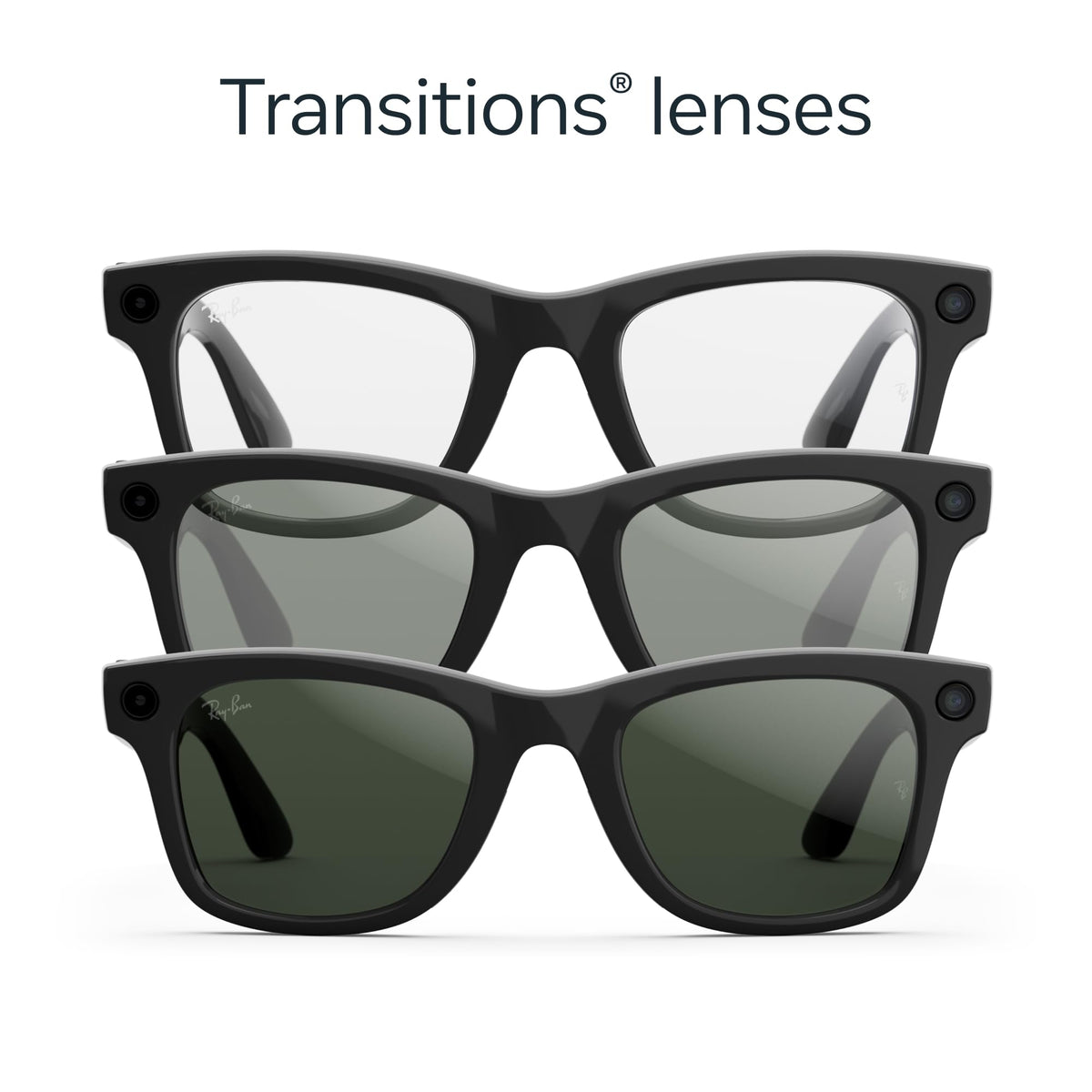 Ray-Ban Meta (Gen 2) Wayfarer, Matte Black, Clear lenses
