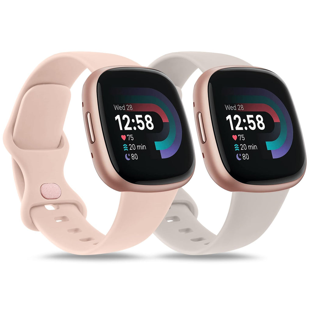 AK Straps for Fitbit Sense 2/Fitbit Sense/Fitbit Versa 4/Fitbit Versa 3 Straps for Women Men,Silicone Sport Classic Soft Replacement Straps Compatible with Fitbit Versa 3/Versa 4/Sense/Sense 2