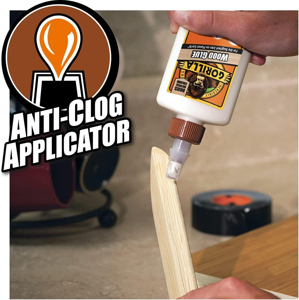 Gorilla 5044361 Wood Glue 1L (4 Pack)