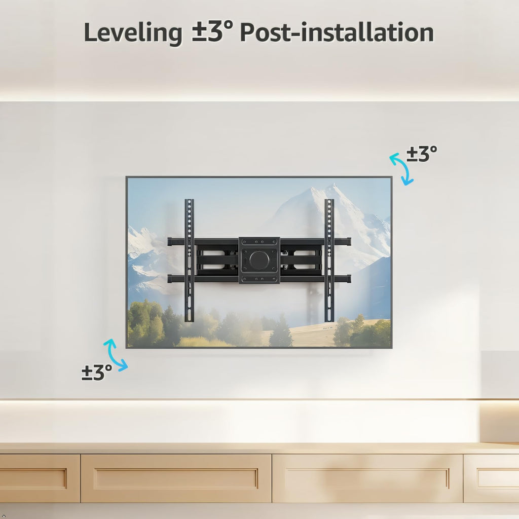 MOUNTUP TV Wall Bracket for Most 26-70 Inch LED, LCD, OLED Flat & Curved TV