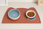 OHMO Silicone Cat Food Mat for Food&Water Bowls, 46x25cm, Honey