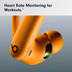 Beats Powerbeats Pro 2 - Wireless Noise Cancelling Workout Earbuds with Secure- Fit Earhooks, Up to 45-Hour Battery with Charging Case, Sweat & Water Resistant, Heart Rate Monitoring - Jet Black
