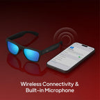 OhO Open Ear Smart Glasses, UV400 Z87.1 Lightweight Audio Bluetooth Glasses