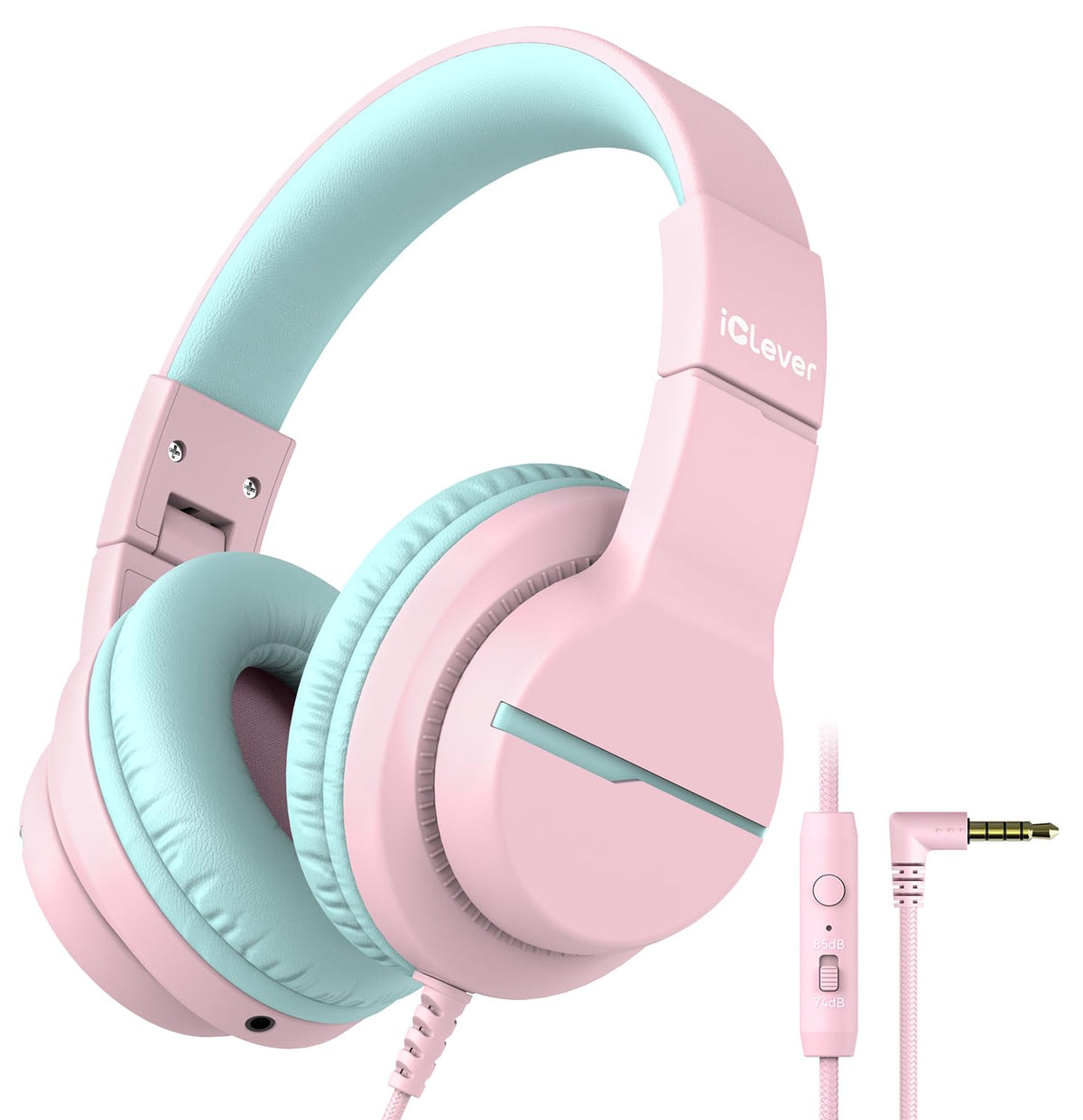 iClever HS19 Kids Headphones with Cord, Toddler Headphones for Boys Girls