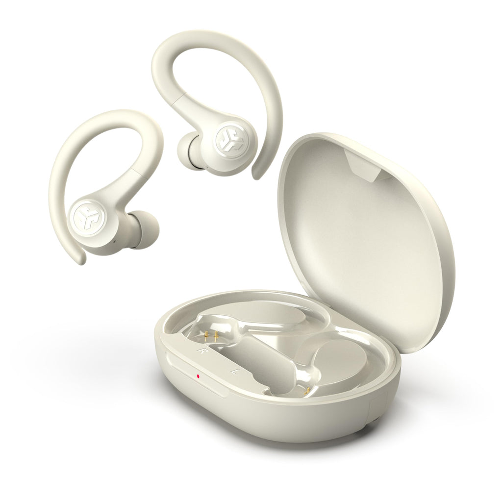 JLab, Go Sport+, True Wireless Workout Earbuds, Bluetooth Sport Earbuds, Clear Calling, Sand