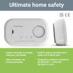 FireAngel FA6813 Portable Carbon Monoxide Detector/Alarm, 10 Year CO Alarm