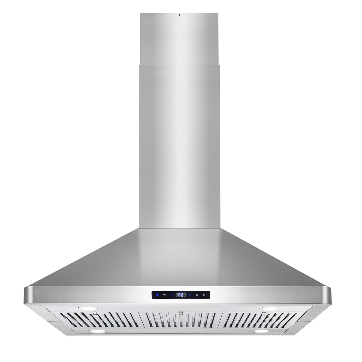 30 in. Lumin Coll 380 CFM Ducted Island Range Hood, LED, Stainless Steel
