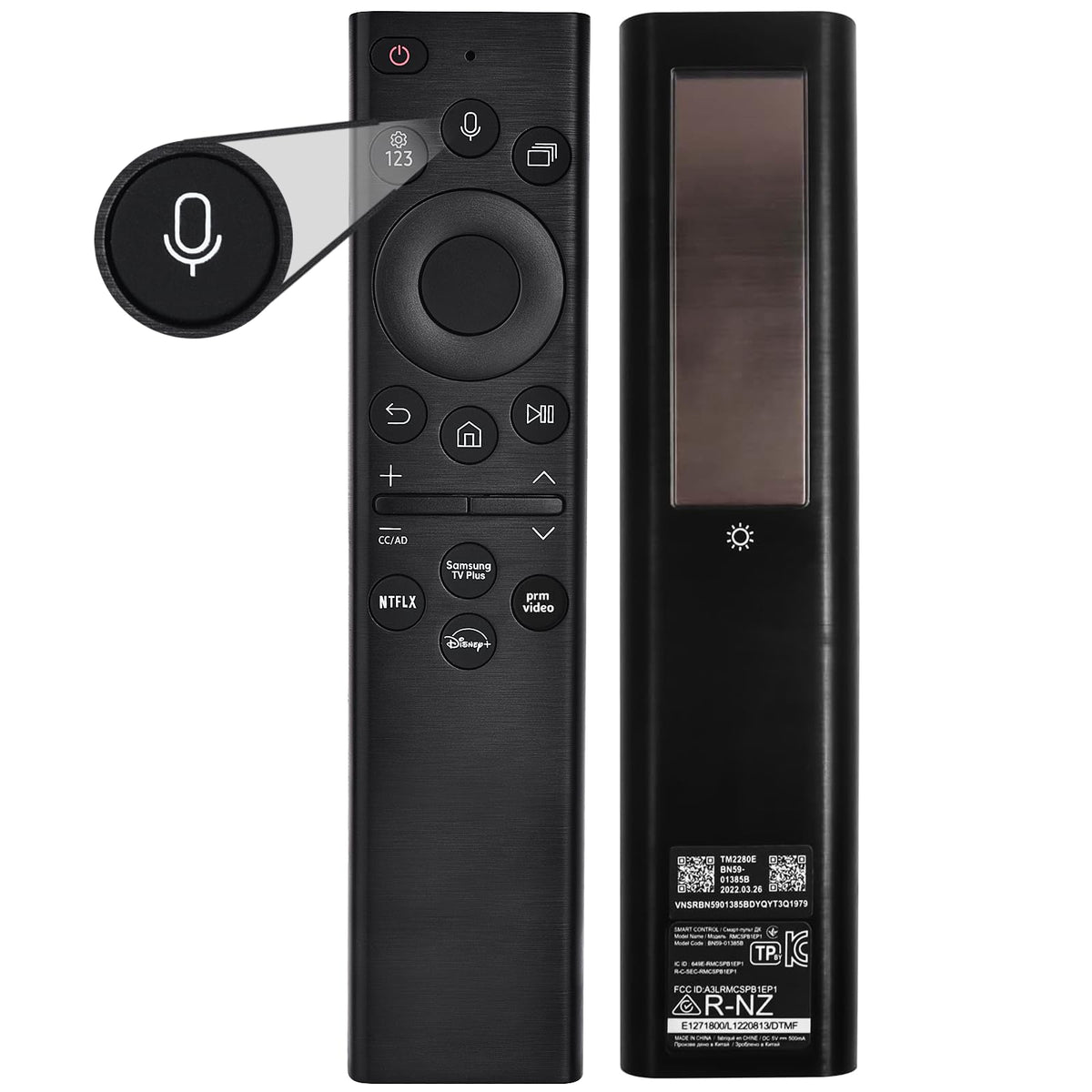 Replacement for Hisense Smart Google TV Voice Remote Control