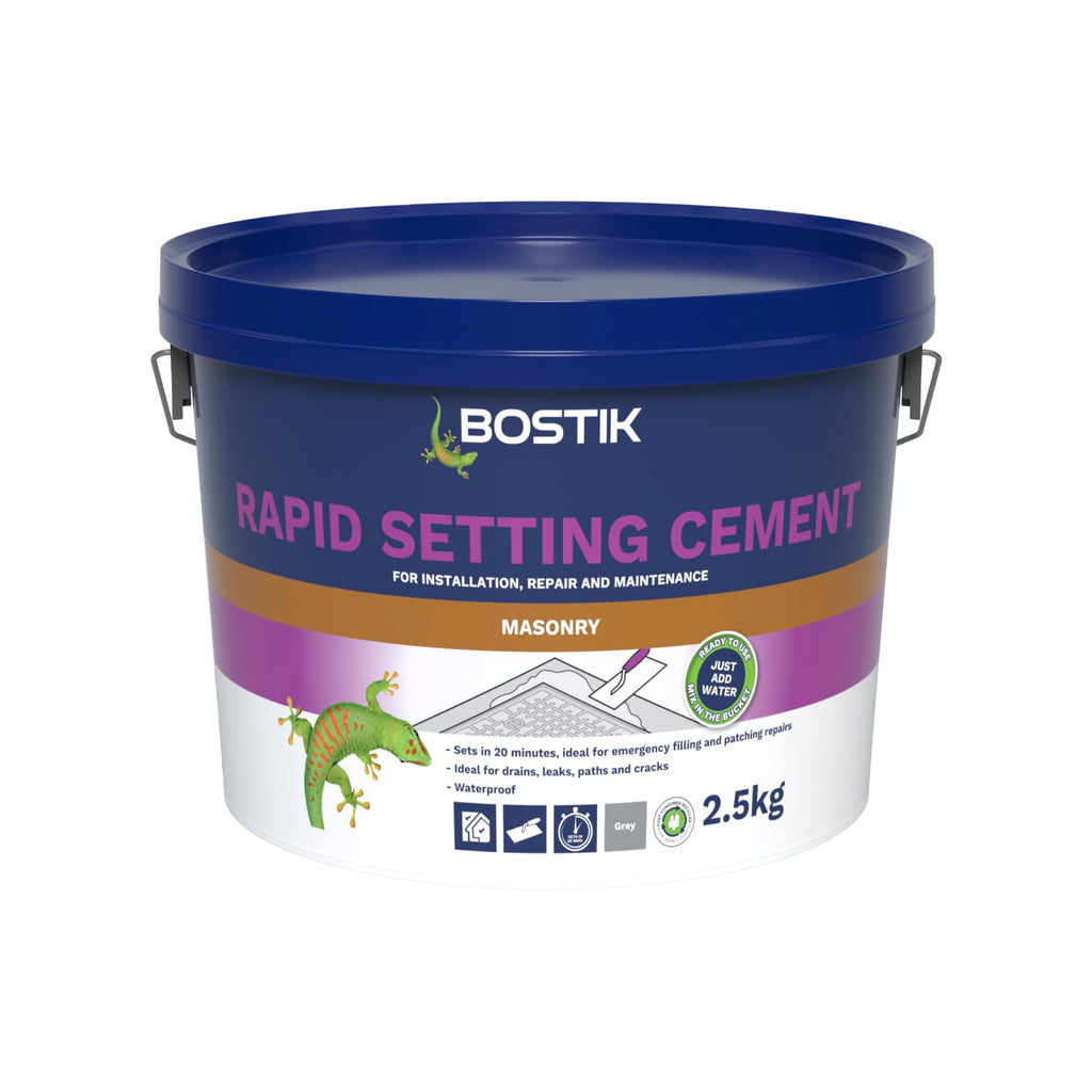 Bostik Rapid Setting Cement 2.5kg - Fast-Setting