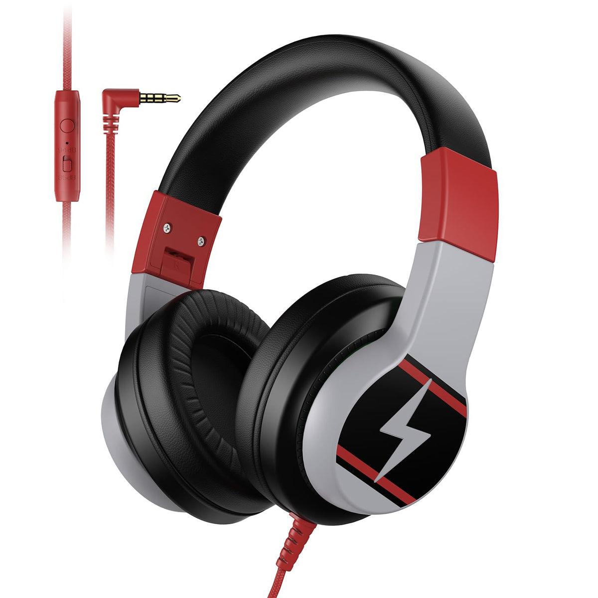 Candy Bila Wired Kids Headphones for School, Over-Ear for Boys Girls