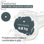 Neoprene Dumbbell Hand Weights Pair Home Exercise for Women Men Arm Pilates Dumbbells in 1kg 1.5kg 2kg 3kg 4kg 5kg 8kg 10kg Set