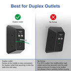 Multi Plug Wall Outlet Night Light, POWRUI 6 Outlet Extender & 3 USB Ports