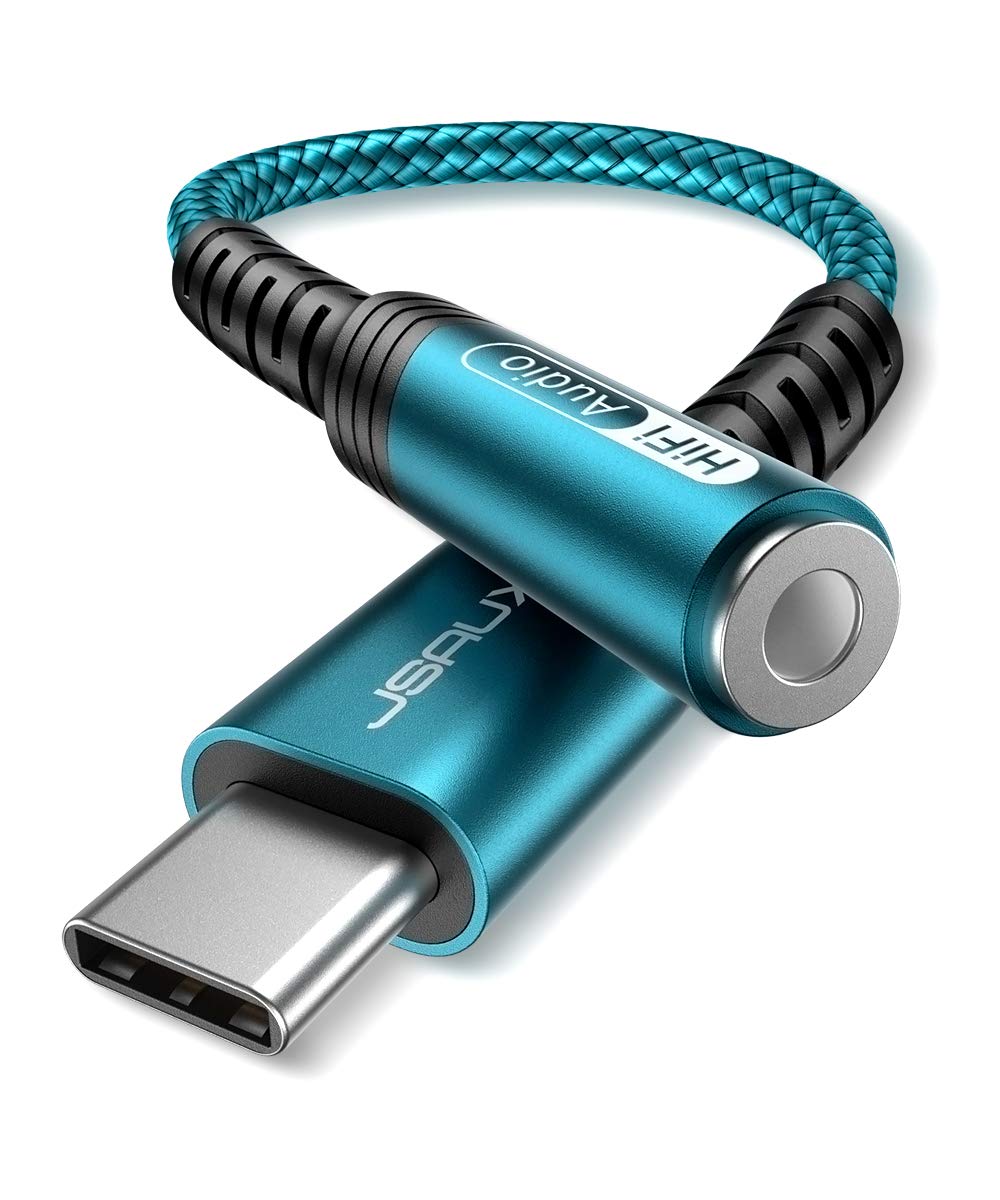 JSAUX 2-Pack USB C to 3.5mm AUX Audio Adapter for iPhone 17, Galaxy S25