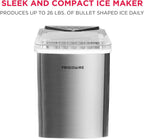 Frigidaire EFIC123-SS Counter Top Maker, Produces 26 pounds Ice per Day, Stainless Steel