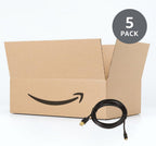 Amazon Basics 5-Pack Micro USB Cable, USB 2.0, 3 m, Black