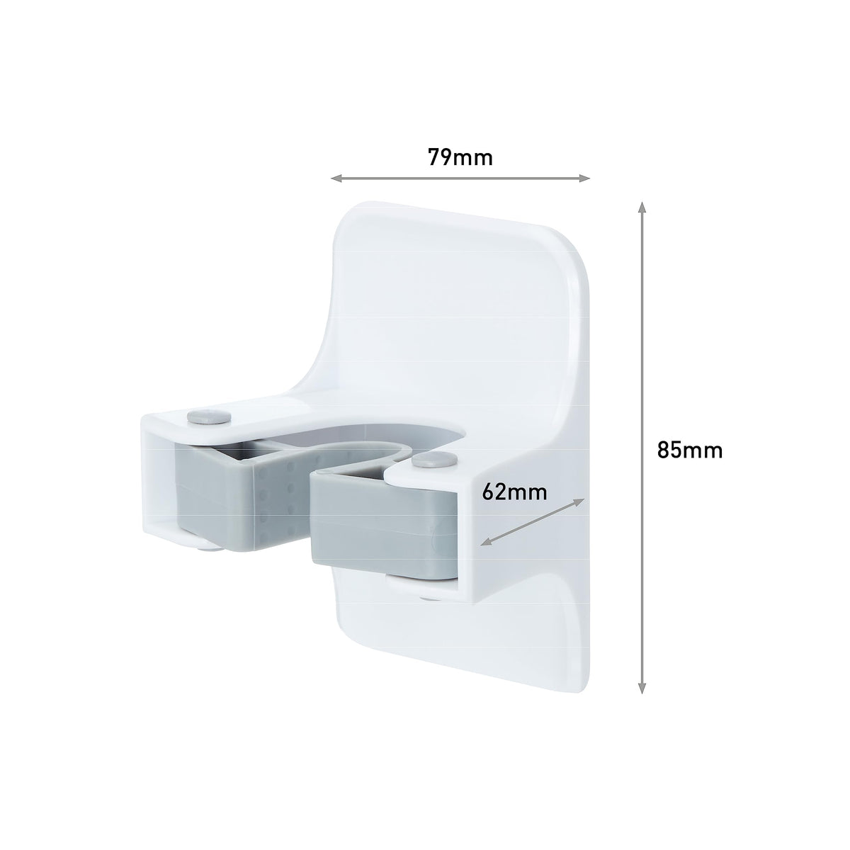 Command Medium Designer Hooks, 6 White Hooks and 9 Adhesive Strips