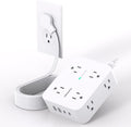 Extension Cord 10 Ft, Ultra Thin Flat Plug Power Strip Surge Protector