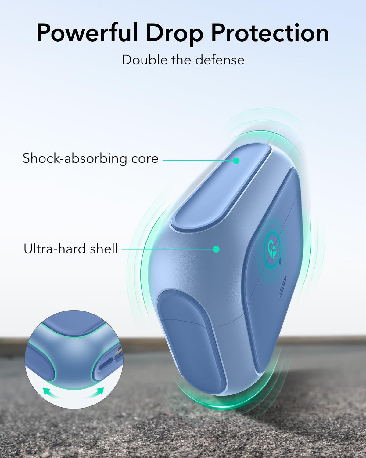 ESR for AirPods Pro 3 Case, Compatible with MagSafes, Purple