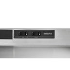 Broan-NuTone F403011 Insert with Light, Exhaust Fan for Under Cabinet Two-Speed Four-Way Convertible Range Hood, 30-Inch, White on White