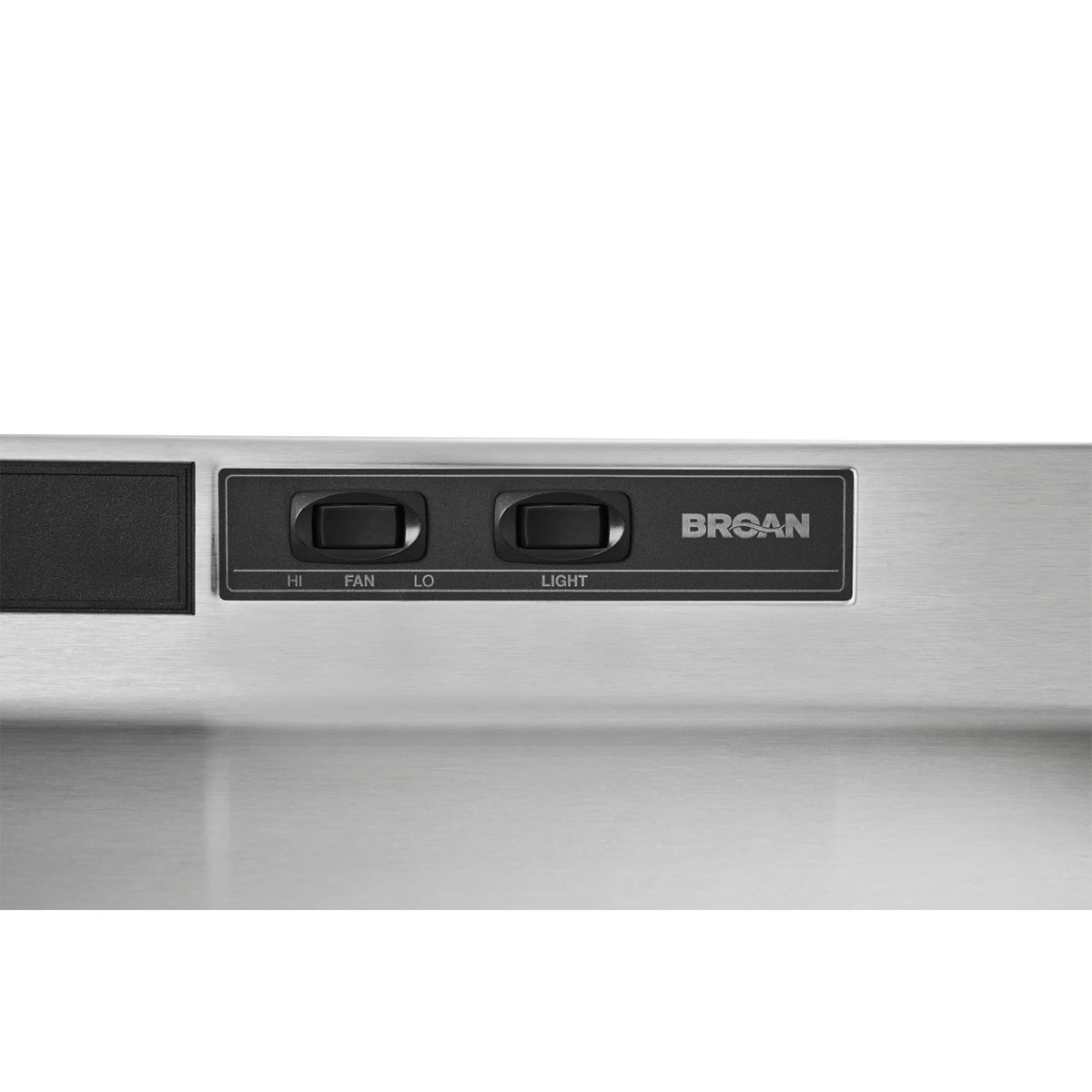 Broan-NuTone F403011 Insert with Light, Exhaust Fan for Under Cabinet Two-Speed Four-Way Convertible Range Hood, 30-Inch, White on White