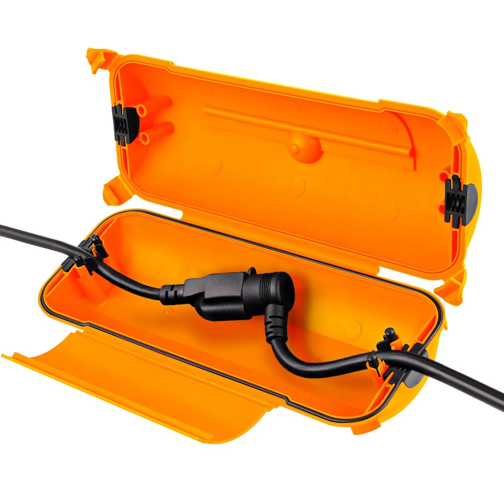 [3 Pack] Flemoon Outdoor Extension Cord Safety Cover with Waterproof Seal