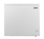 FRIGIDAIRE EFRF5003-BLACK Chest Deep Freezer-Garage-Ready, 5.0 Cu. Ft. Capacity, Black-Adjustable Thermostat-Removable Vinyl Coated Wire Basket-Easy Defrost Drain