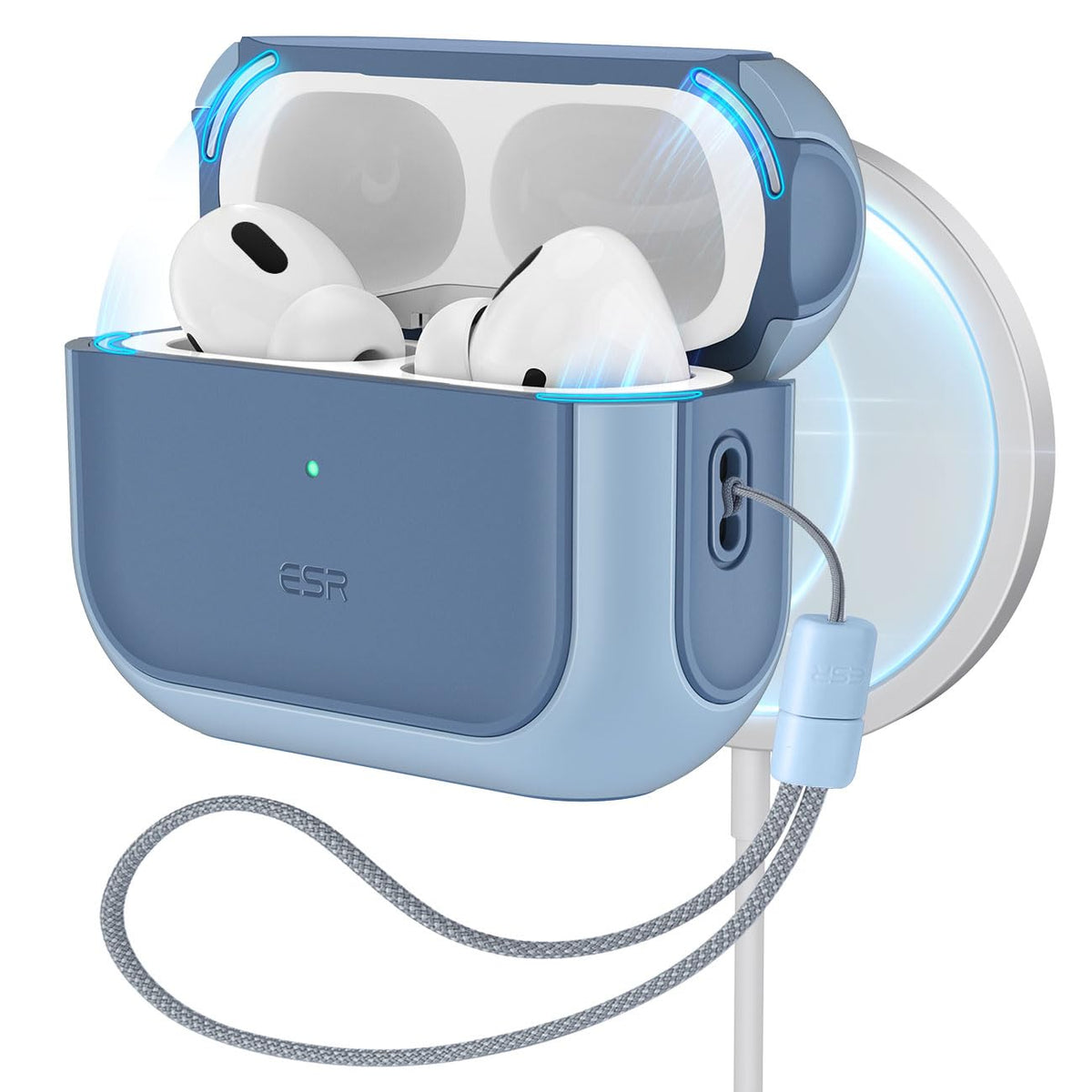 ESR for AirPods Pro 3 Case, Compatible with MagSafes, Purple