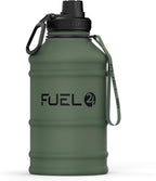 Fuel24 Stainless Steel Jug - 1.3 or 2.2 Litre Water Bottle - Extra Strong, BPA Free, Leak Proof - Large Gym Sports Bottle, 1.3L, 2.2L, Metal Bottle - Colour Options