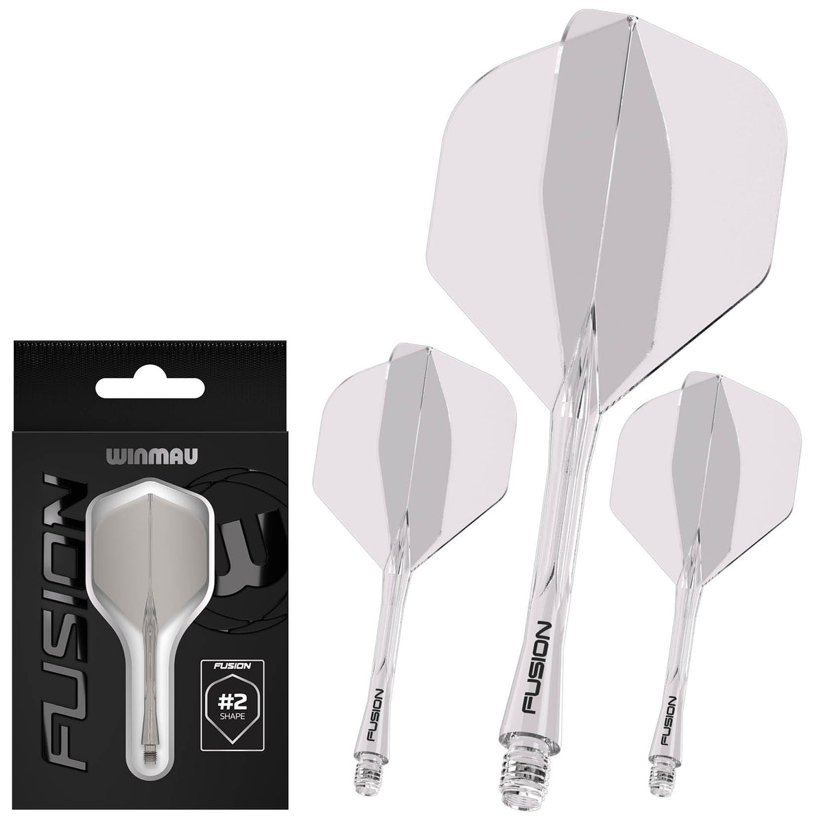 WINMAU | Fusion Integrated Dart Flights & Dart Stems | No.2