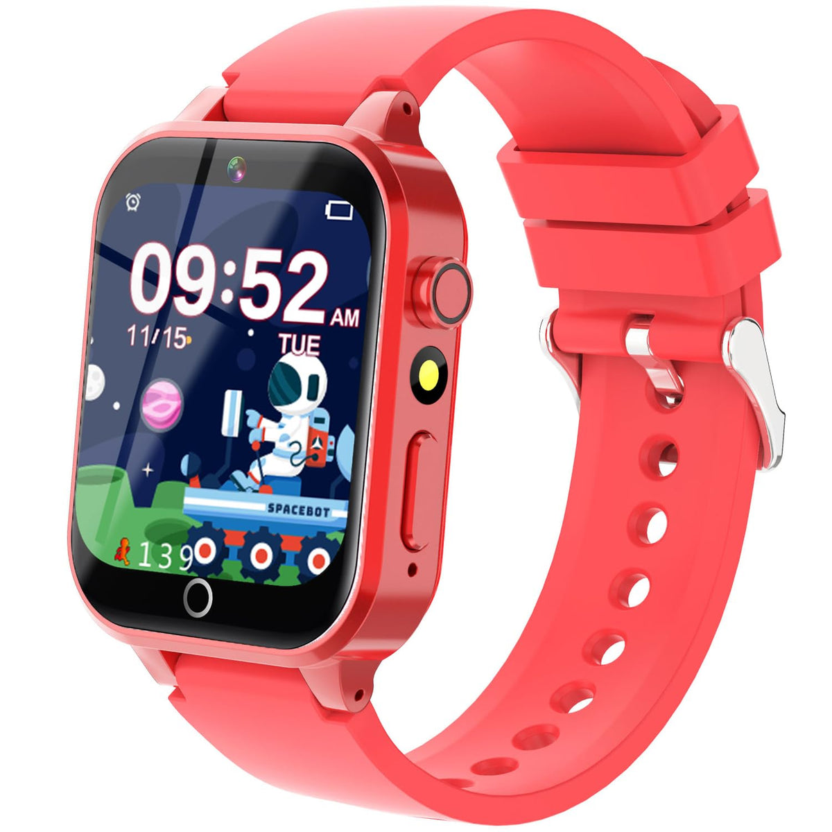 Kids Smart Watches Girls Age 5-12, 26 Games High-Resolution Touchscreen Kids Watch with Video Camera Music Player Pedometer Flashlight 12/24 hr Educational Toys Birthday Gifts for Girls Ages 6 7 8