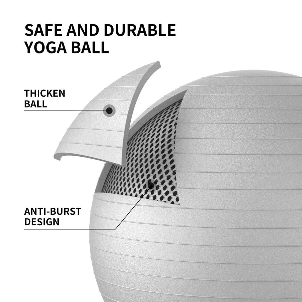 PROIRON Extra Thick Exercise Pregnancy Ball 55cm 65cm 75cm