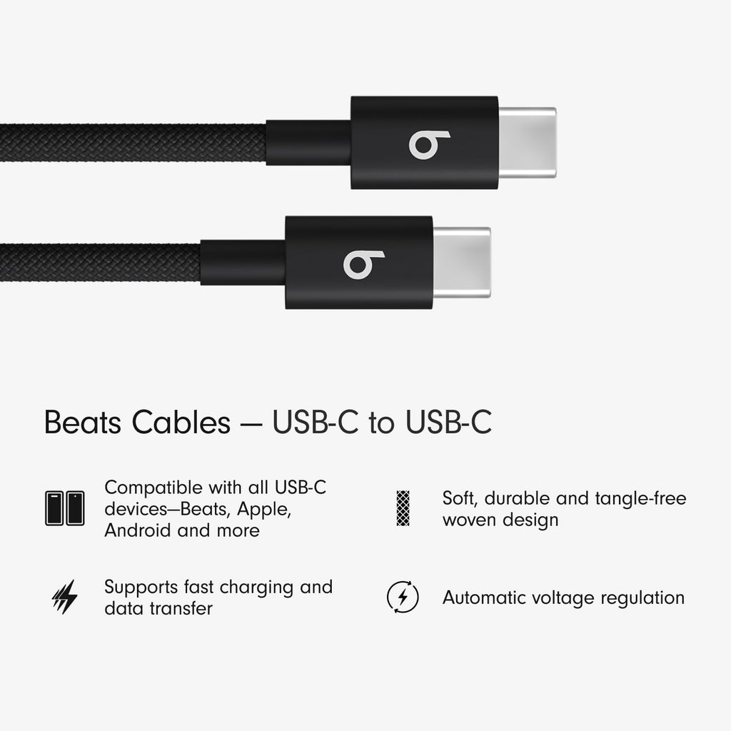 Beats Solo Buds - Wireless Bluetooth Earbuds with USB-C Charging Cables (1.5) - Storm Gray