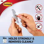 Command Medium Hooks, Clear, 2 Hooks and 4 Adhesive Strips
