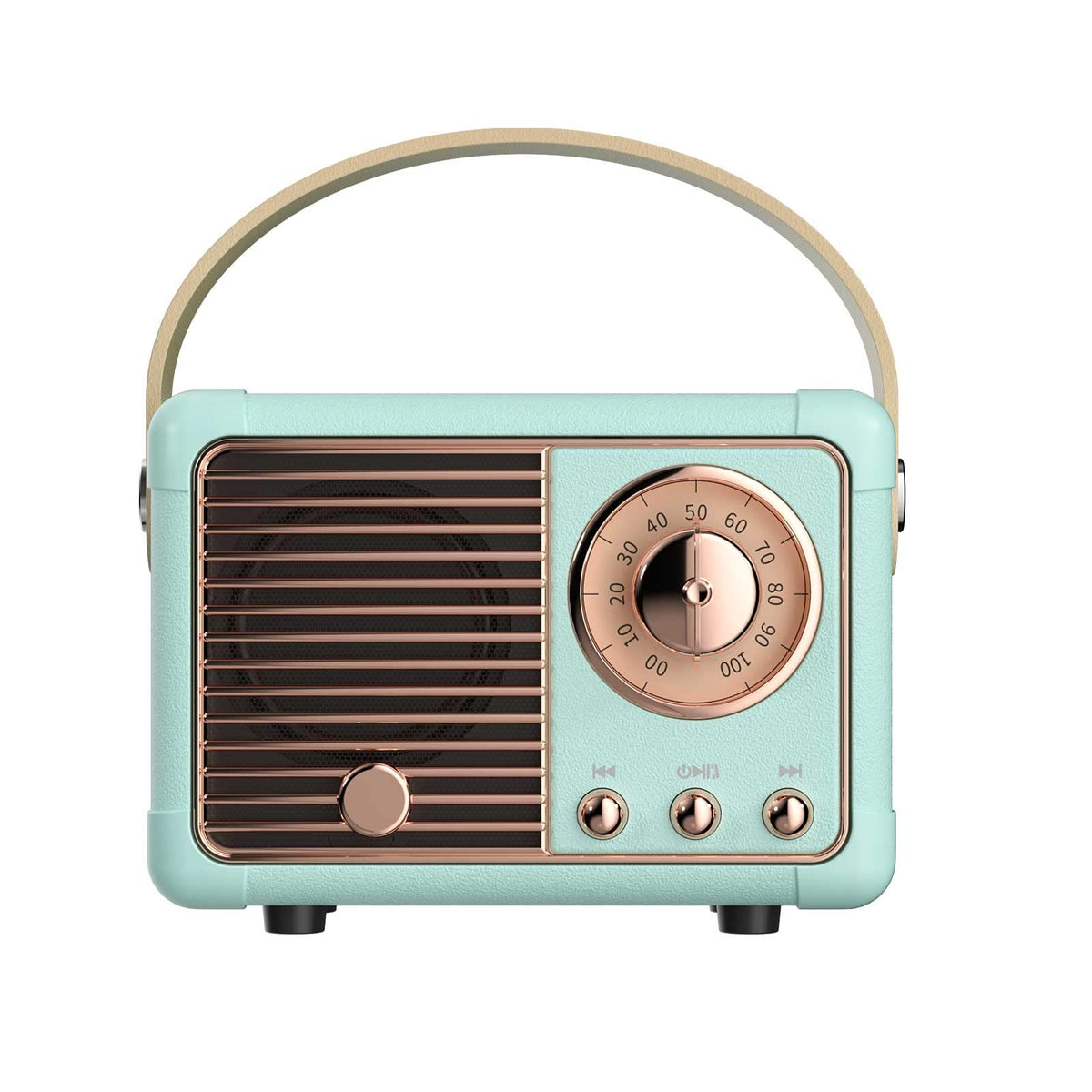 Dosmix Retro Bluetooth Speaker, Small Vintage Decor, Birthday Gifts Black