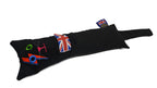 British-Made Refillable Catnip Kicker Toy – 50cm Plush Black Cat with Front Pocket & Bonus Catnip Refill Bag – Freshly Made in the UK, Durable & Eco-Friendly Fun (Black, Catnip, Refillable Cat Kicker)