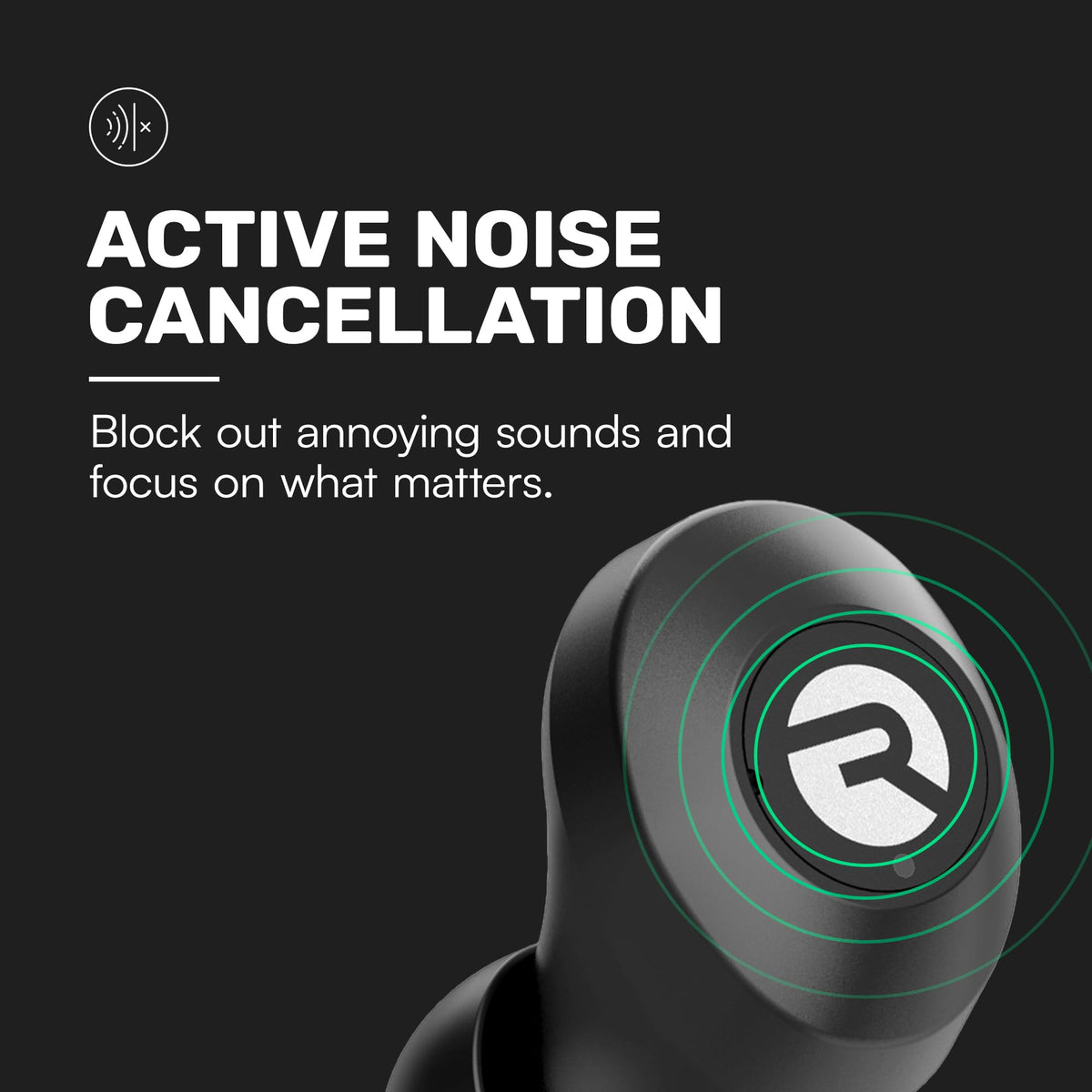 Raycon Everyday Bluetooth Wireless Earbuds with Microphone - Active Noise Cancelling, Sweat & Water-Resistant Earphones, Ear Buds Wireless Bluetooth (Mint)