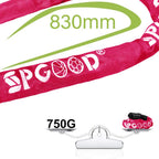 SPGOOD Bike Lock with Combination, Bicycle Lock with Chain(Camouflage)