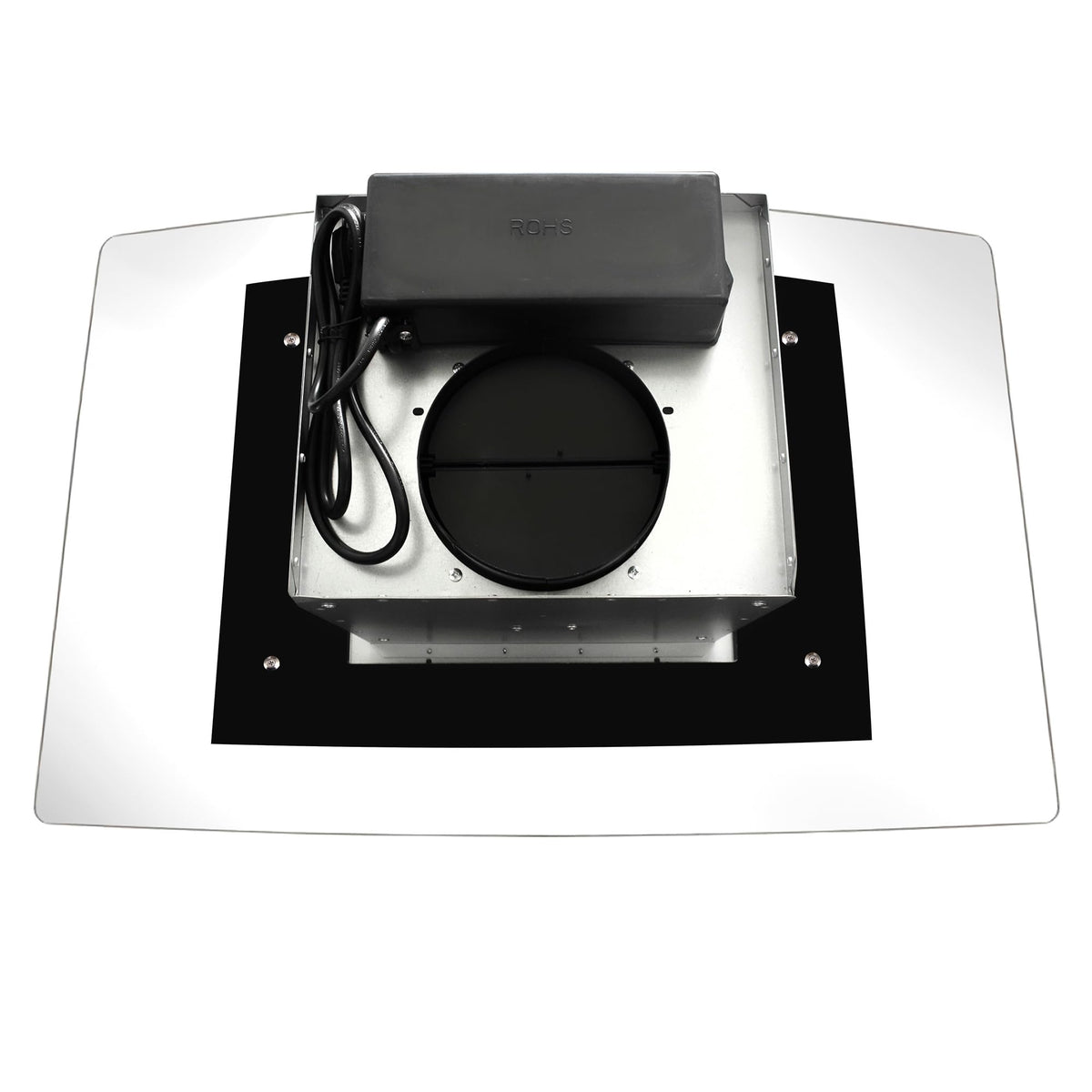 30 in. Lumin Coll 380 CFM Ducted Island Range Hood, LED, Stainless Steel
