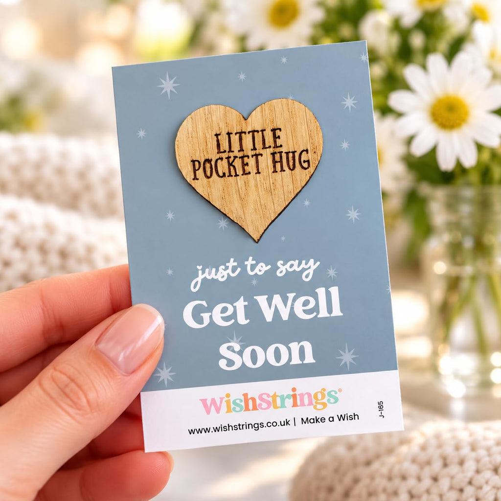 WishStrings Pocket Hug, Little Hug Gifts, Thinking of You Card