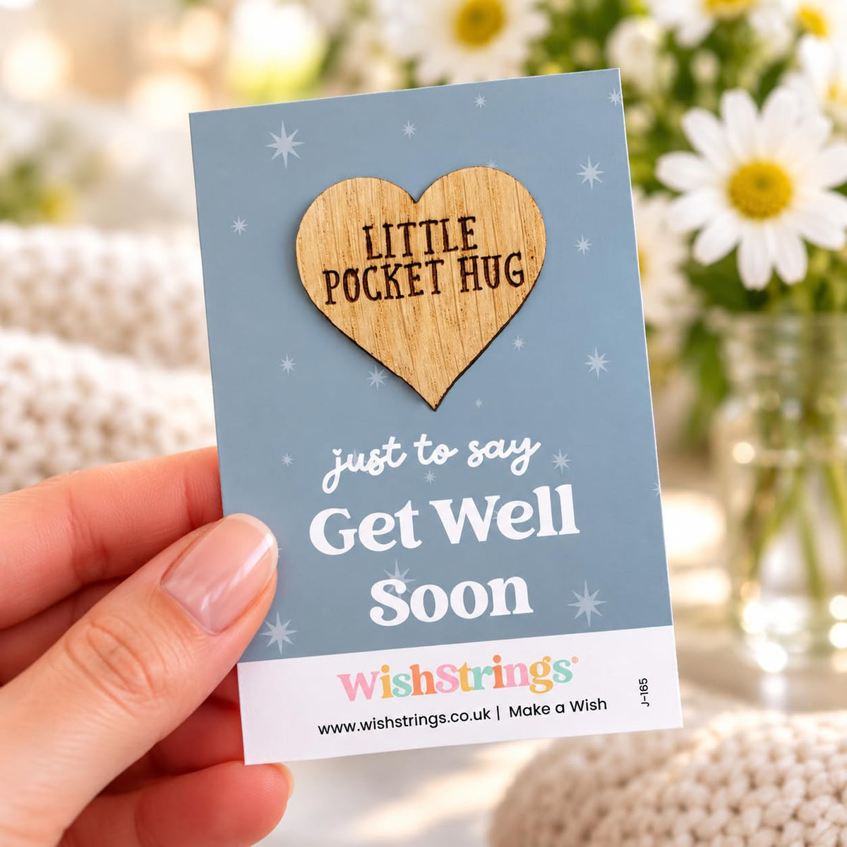 WishStrings Pocket Hug, Little Hug Gifts, Thinking of You Card