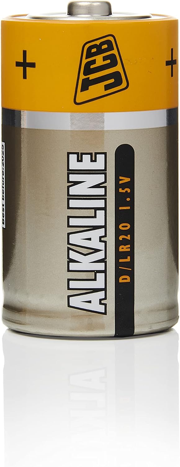 S5340 JCB D Size Super Alkaline Batteries - Pack of 2