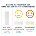 Kinetico Block Salt for Water Softeners - Genuine Kinetico Product - Delivers Superior Performance - 6 packs with 12 salt blocks in total