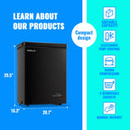Mini Chest Freezer Compact Deep Freezing Machine with Electronic Temperature Control (Accurate to 1 ℉) Freestanding Small Freezer with 2 Removable Storage Baskets Black
