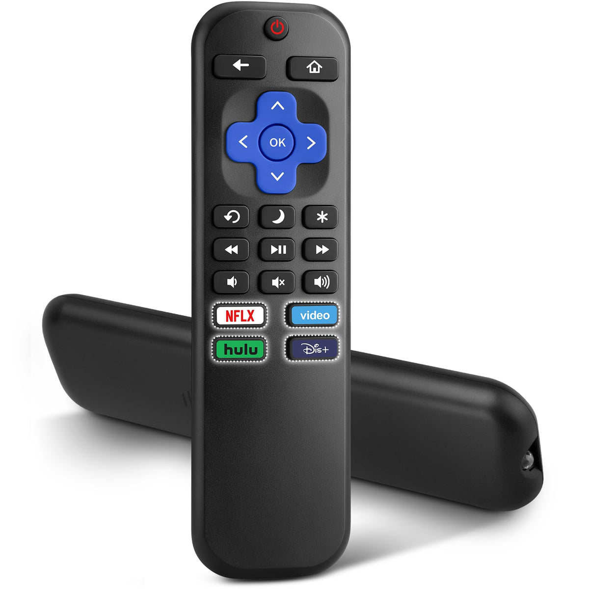 【2-Pack】 for Roku TV Remote,Replacement for TCL,ONN, Hisense Roku TVs