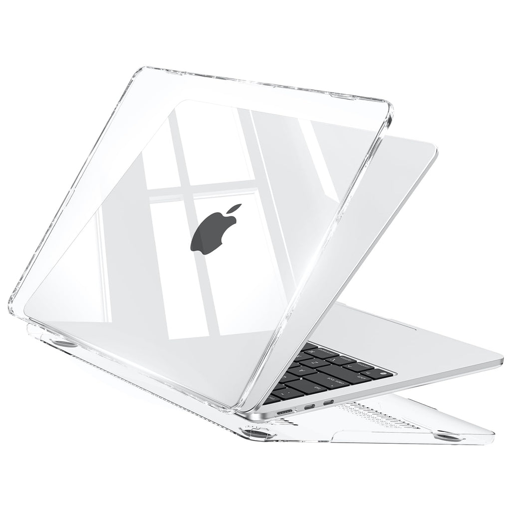 EooCoo for MacBook Pro 13 inch Case M2 M1 2023-2017 Slim Frost Black